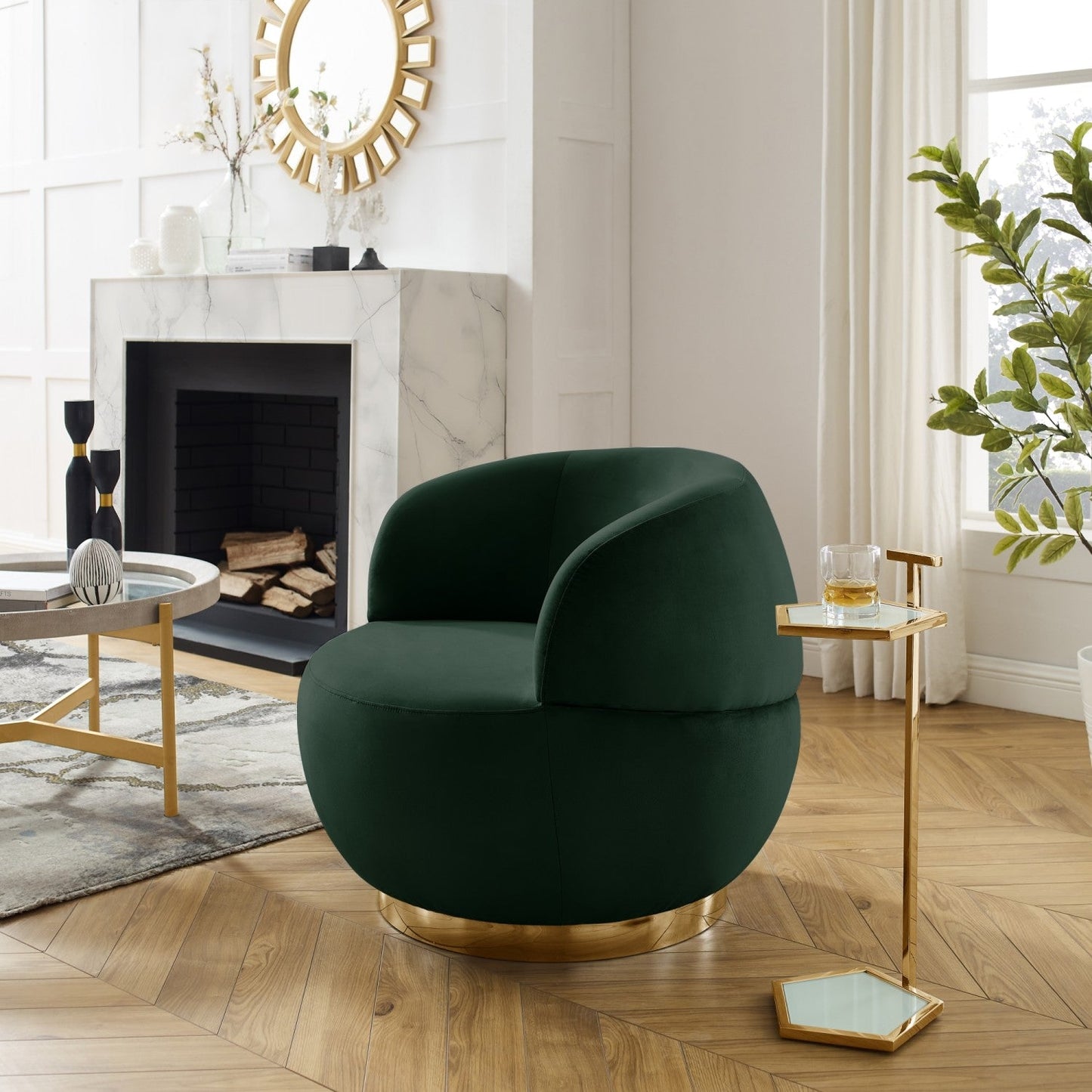 Kassandra Swivel Accent Chair