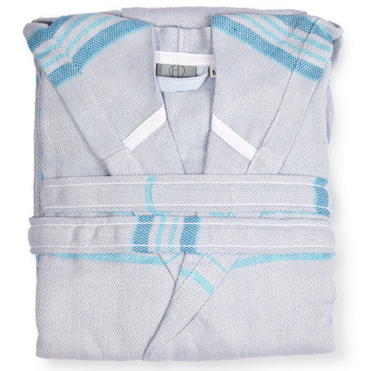 Antalya Unisex Bathrobe  - Turquoise