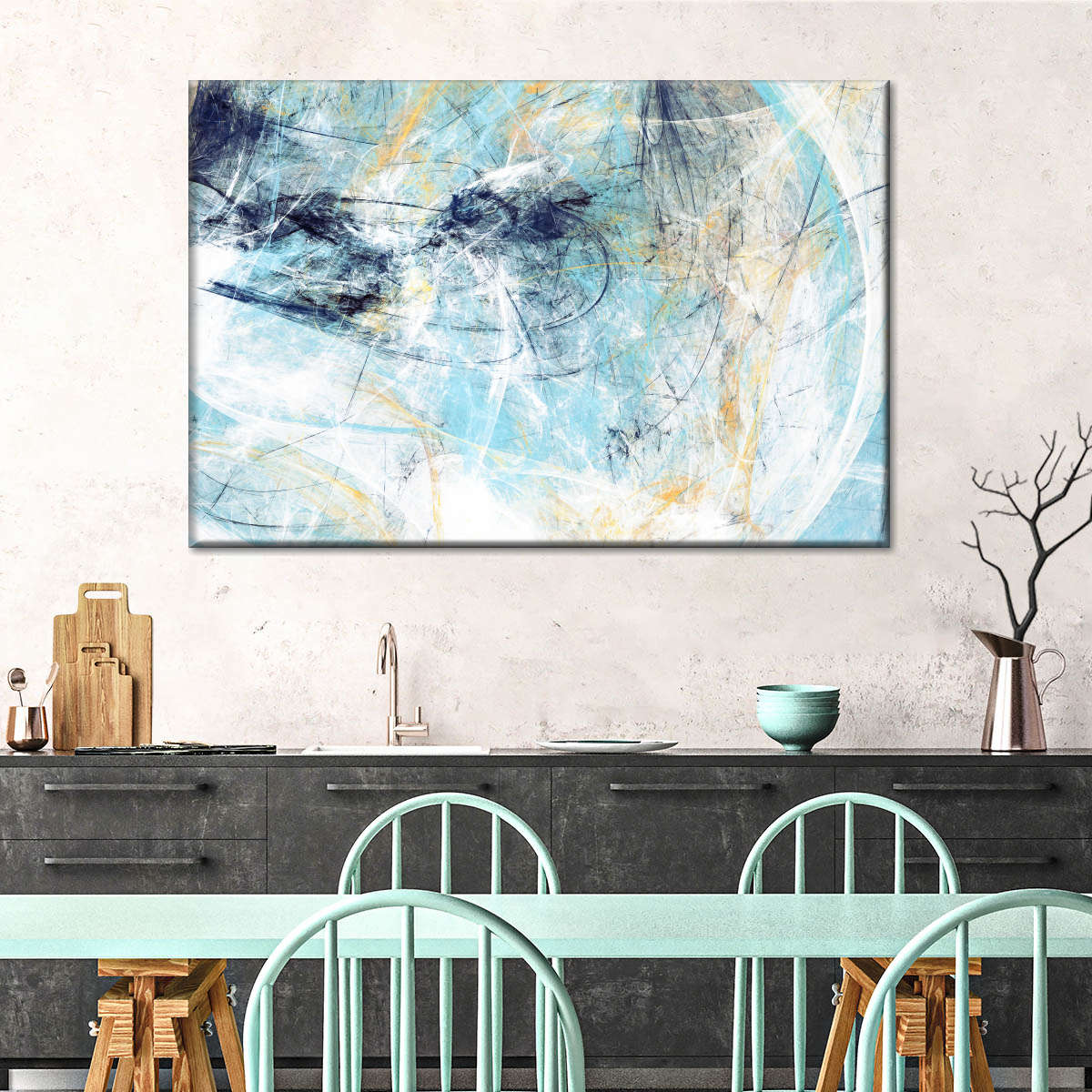Dynamic Abstract Texture Wall Art