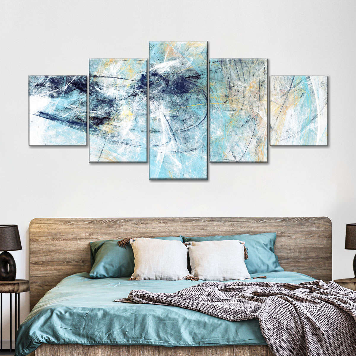 Dynamic Abstract Texture Wall Art