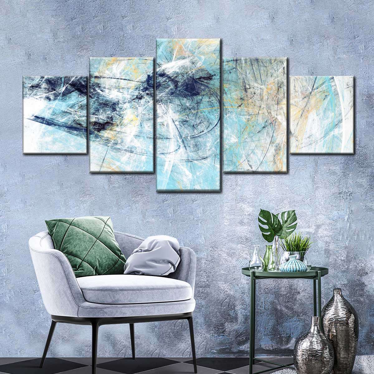 Dynamic Abstract Texture Wall Art