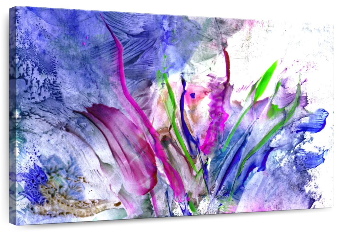 Abstract Flower Wall Art