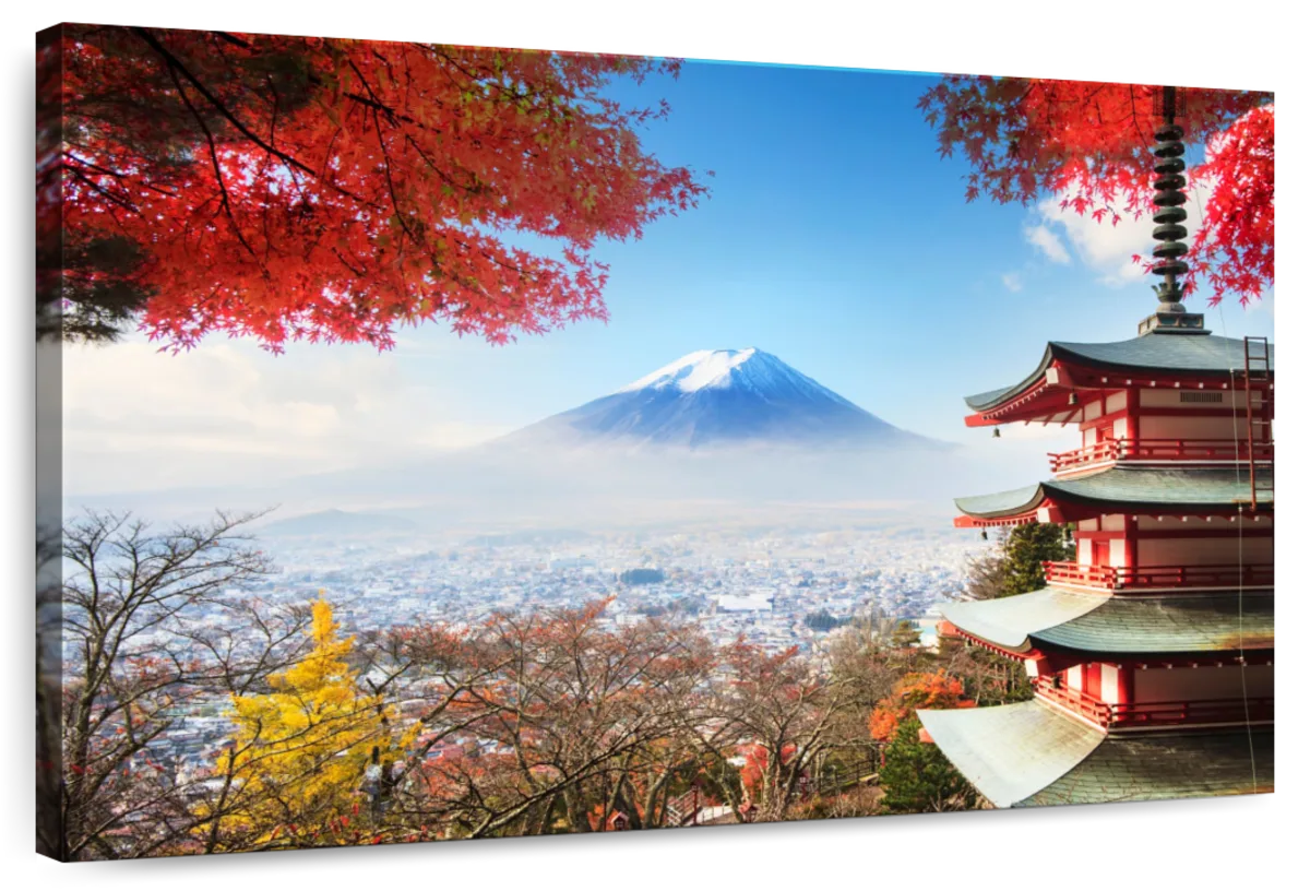 Autumn Mount Fuji Wall Art