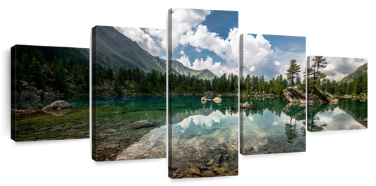 Tranquil Lake Landscape Wall Art