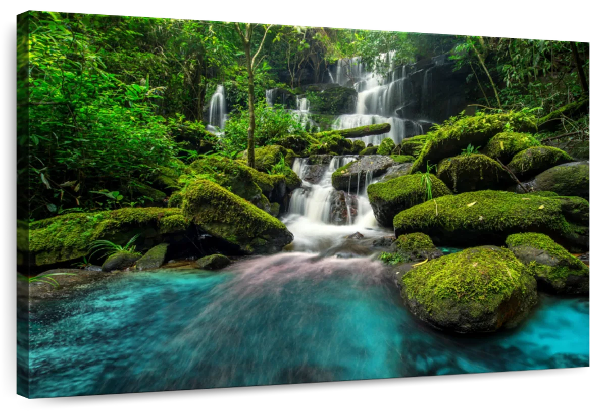 Tropical Waterfall Wall Art