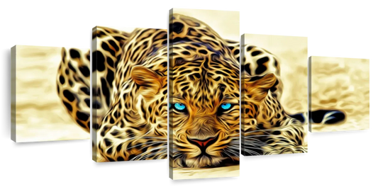 Blue Eyed Jaguar Wall Art