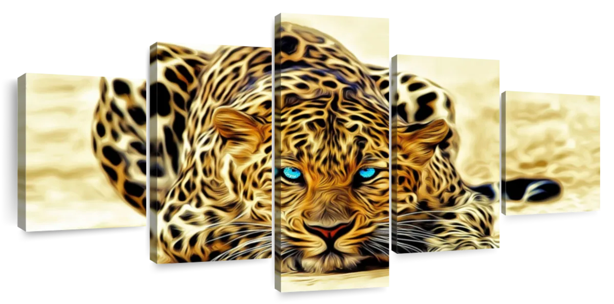 Blue Eyed Jaguar Wall Art