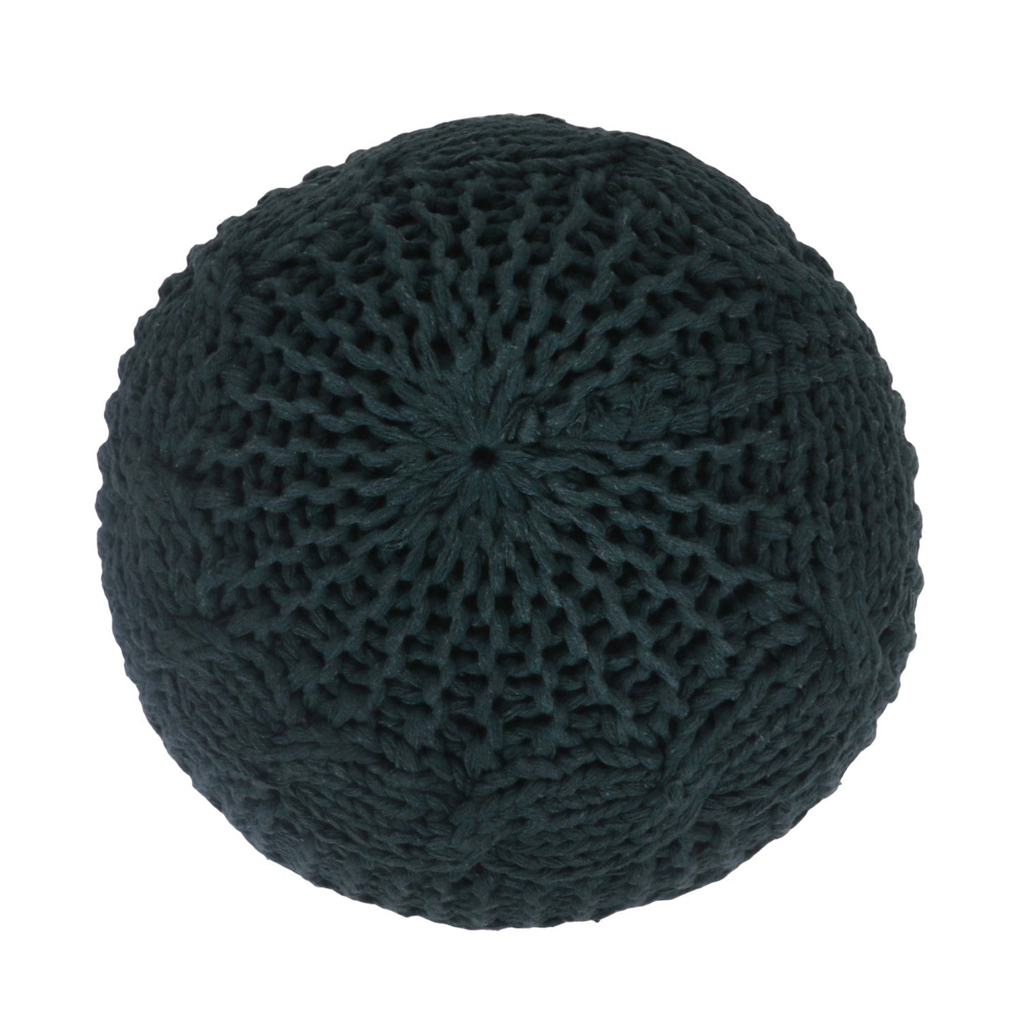 Samiyah Hand Knitted Pouf