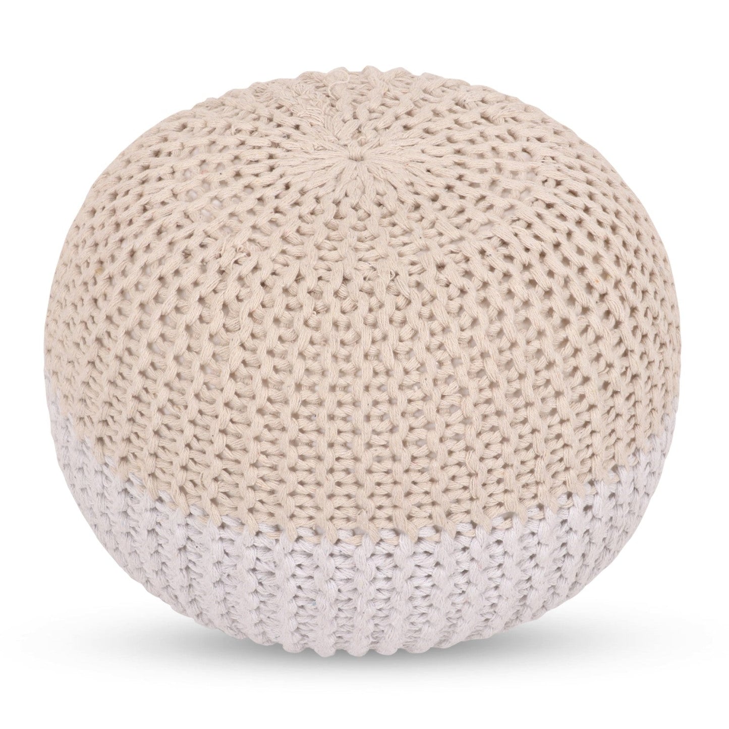 Mylah Hand Knitted Pouf