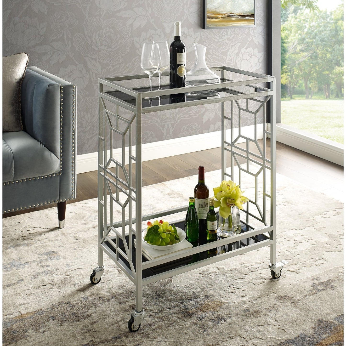 Jared Bar Cart Serving Tray