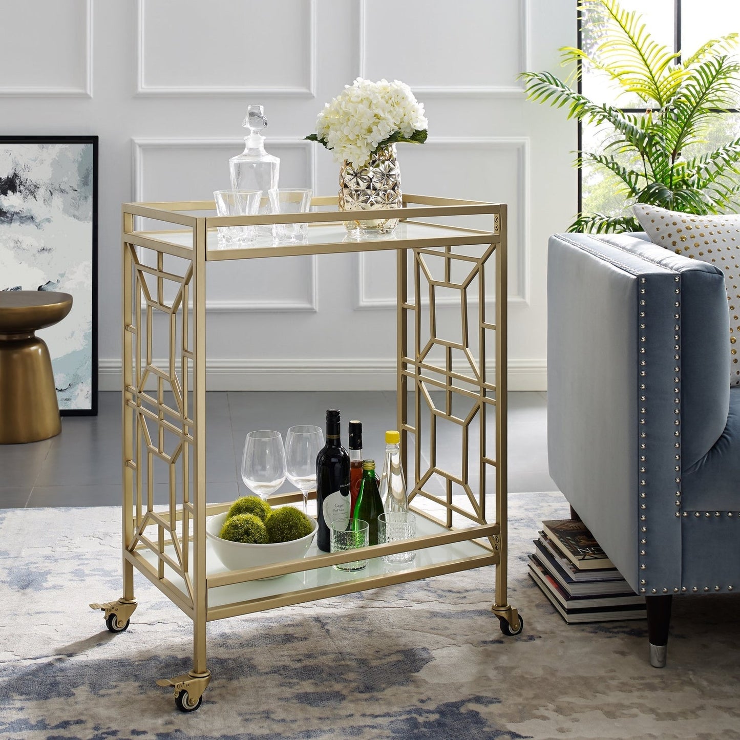 Jared Bar Cart Serving Tray