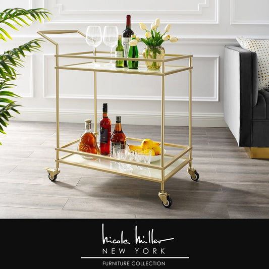 Lonnie Bar Cart serving Tray