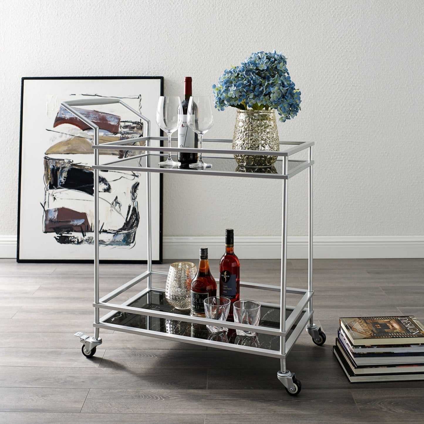 Lonnie Bar Cart serving Tray