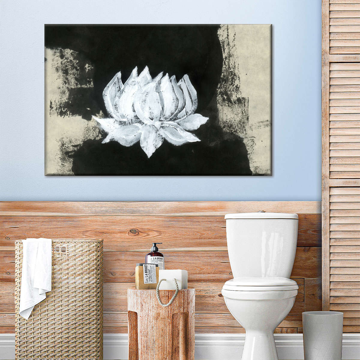 Black And White Floral Wall Art