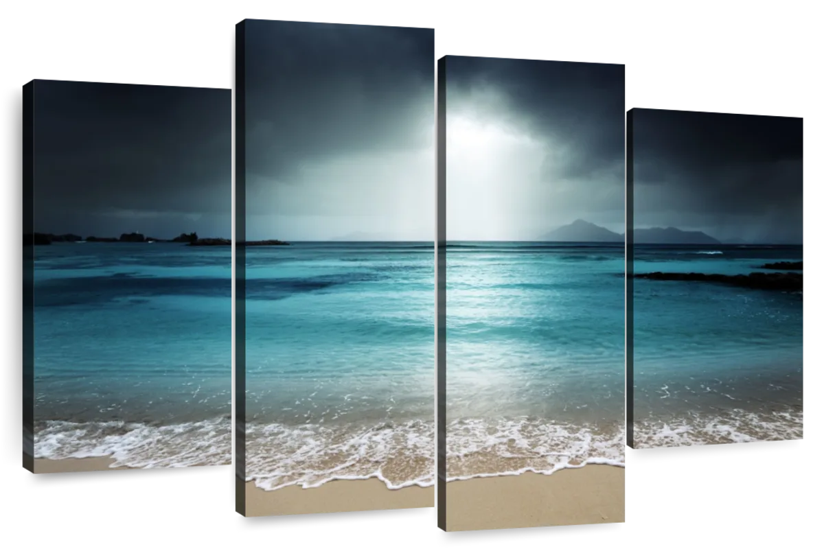 La Digue Island Evening Sky Wall Art