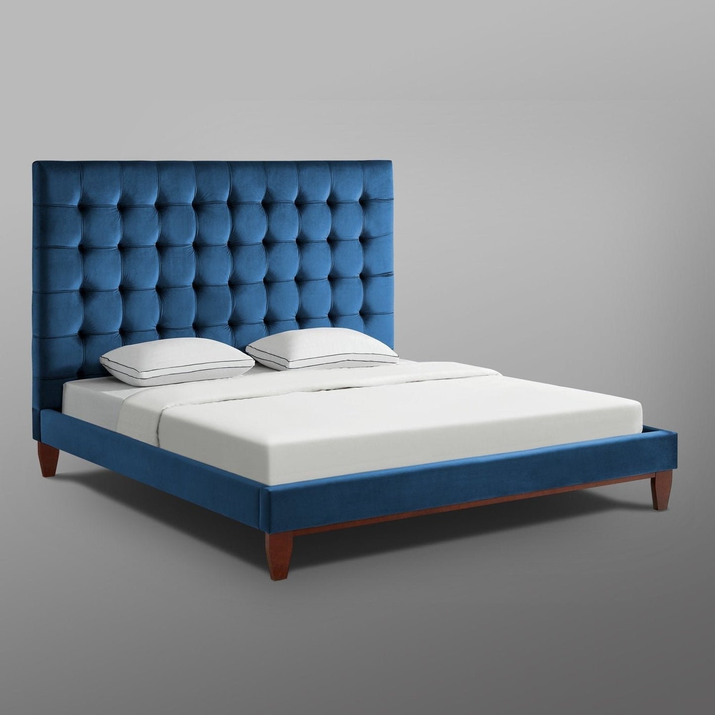 Bond Velvet Button Tufted Bedframe