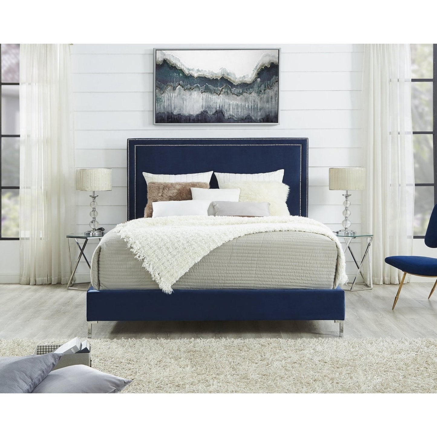 Monroe Velvet Bedframe