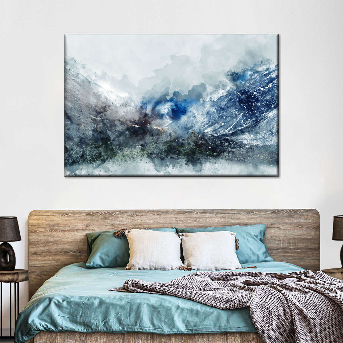 Ice Landscape Abstract Wall Art