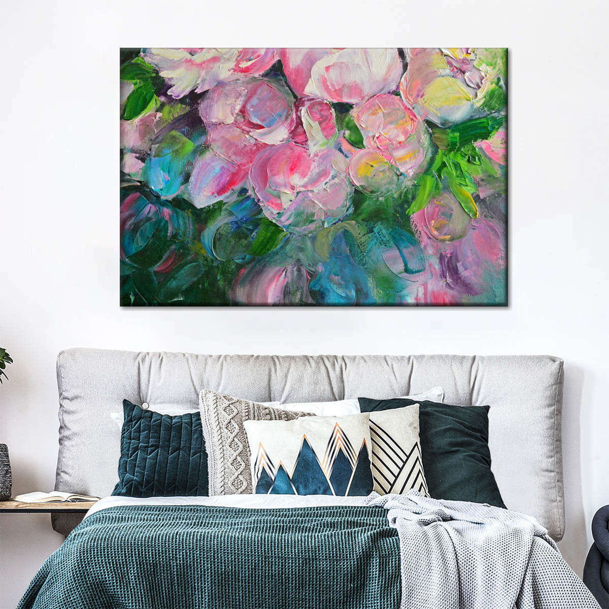 Abstract Peonies Wall Art