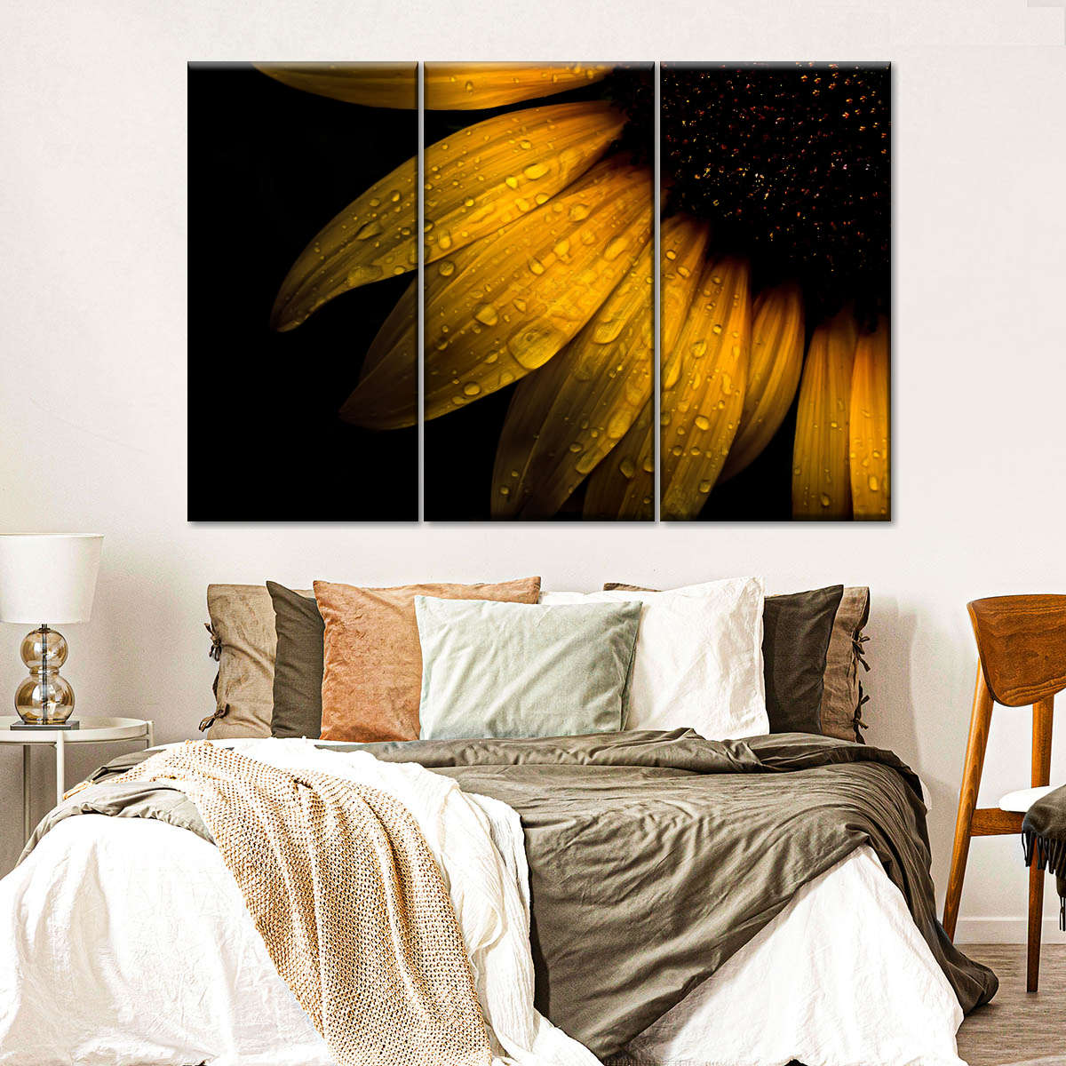 Sunflower Water Wall Art