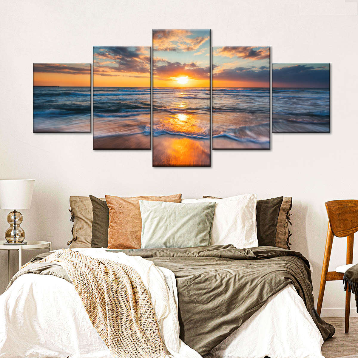 Summer Ocean Sunrise Wall Art