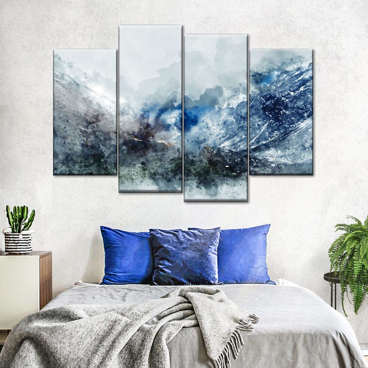 Ice Landscape Abstract Wall Art