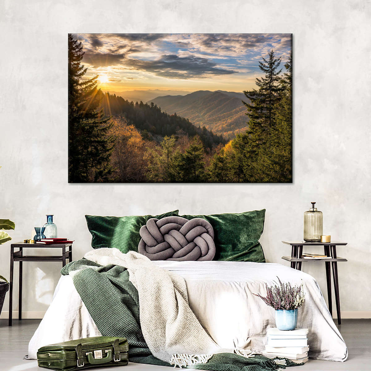 Sunrise In Smoky Mountains Wall Art