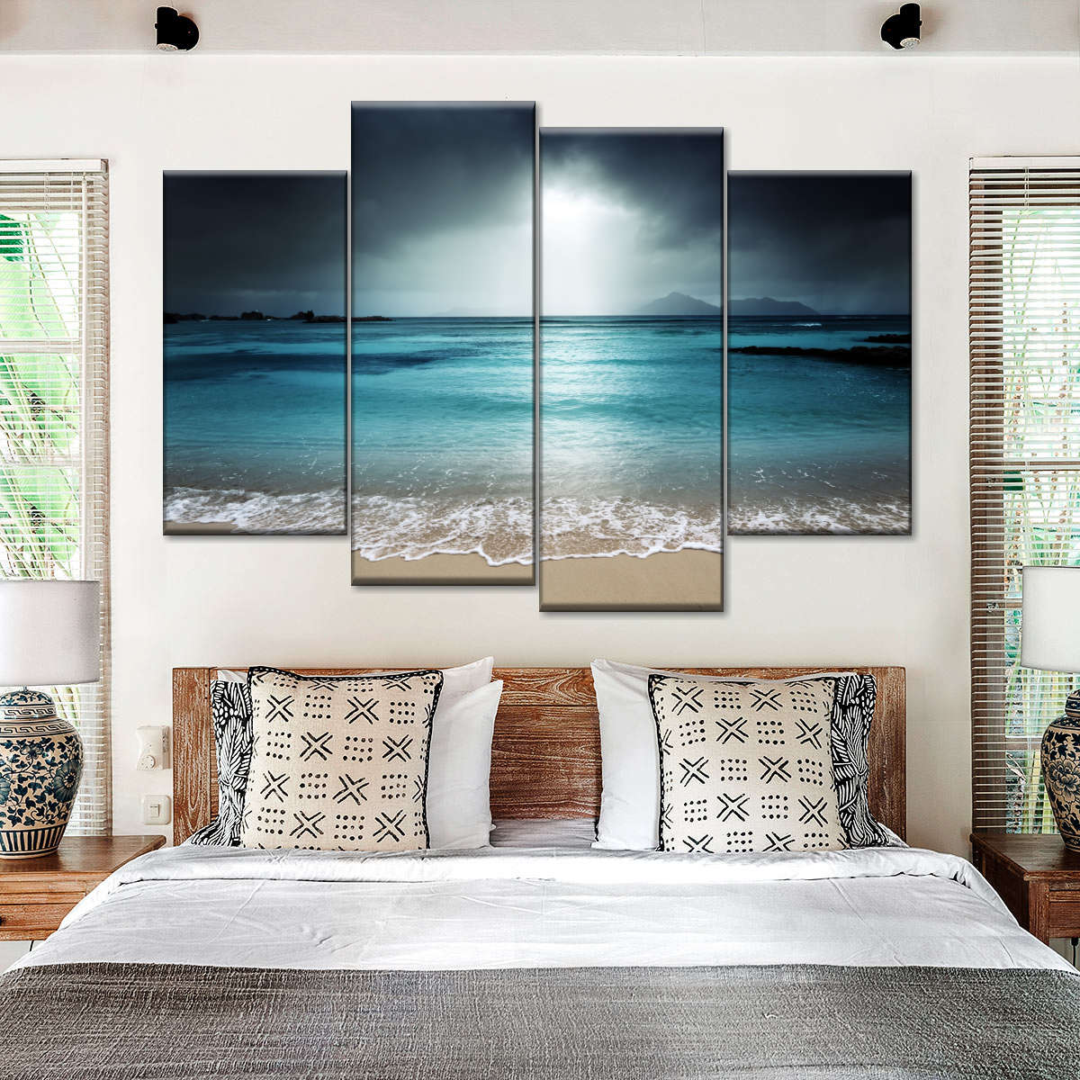 La Digue Island Evening Sky Wall Art