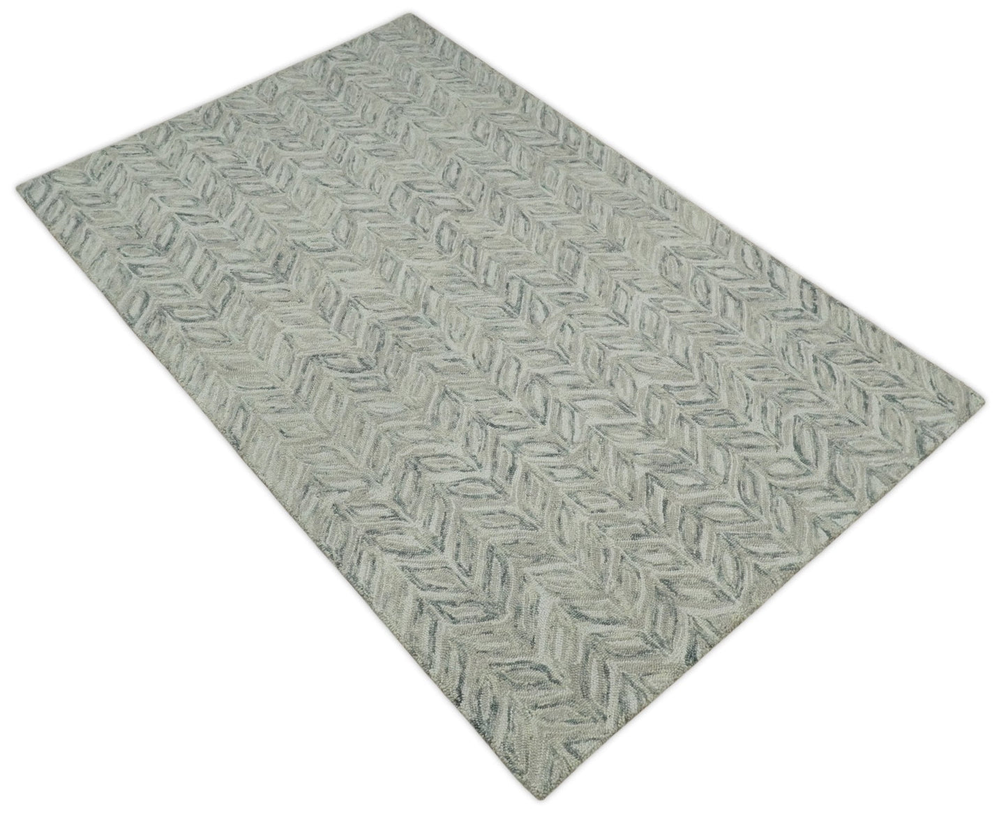 Custom Made Hand Tufted Modern Scandinavian Wool Rug