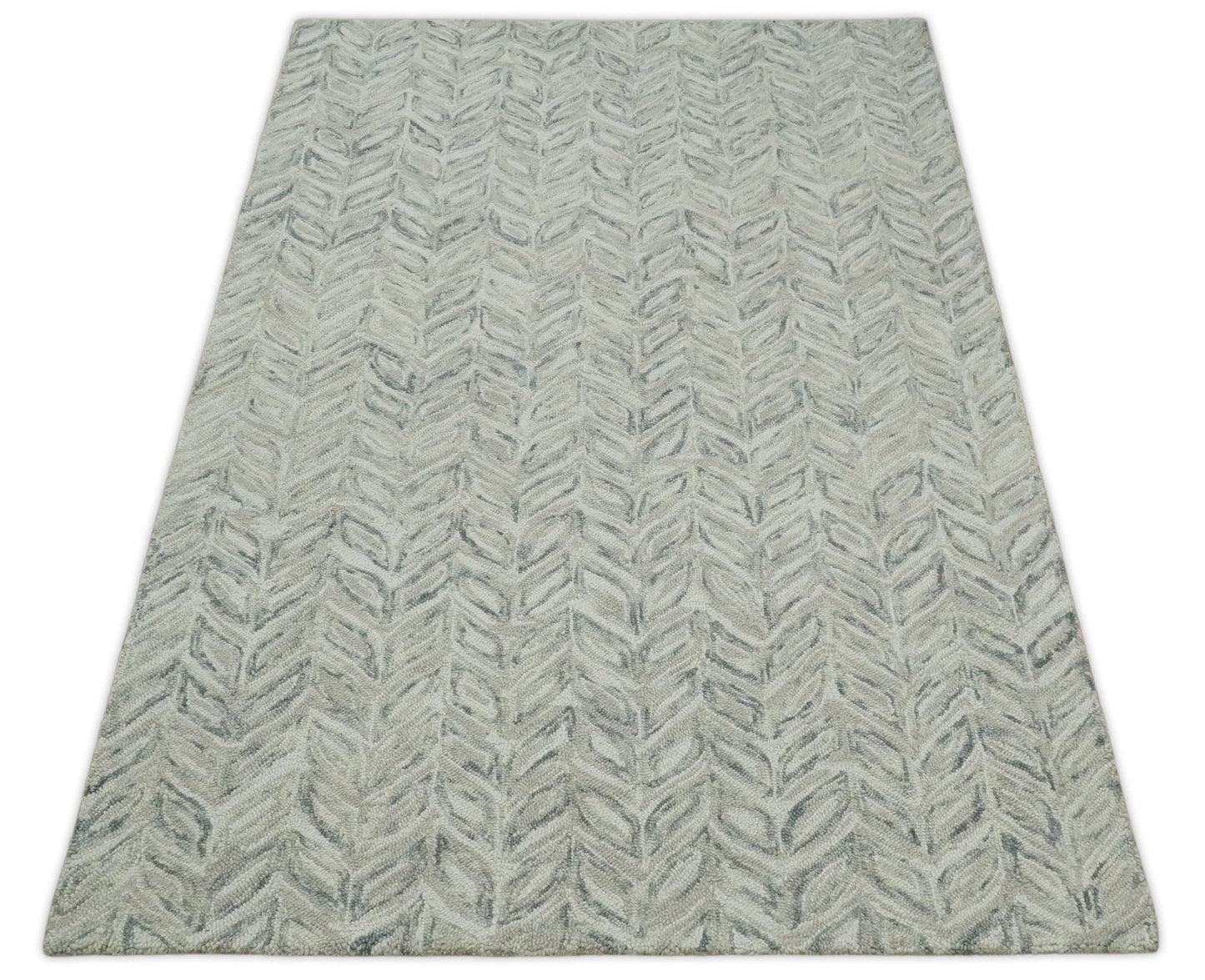 Custom Made Hand Tufted Modern Scandinavian Wool Rug