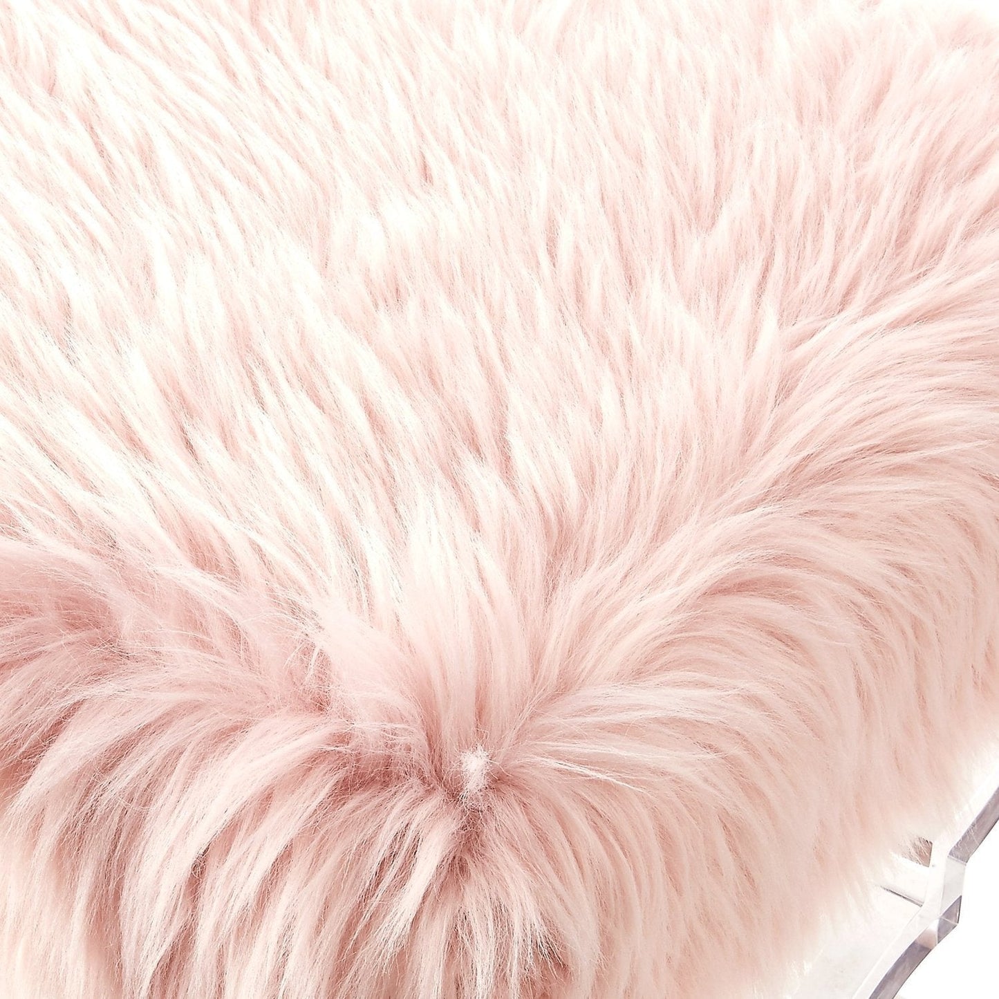 Giselle Faux Fur X-Leg Bench