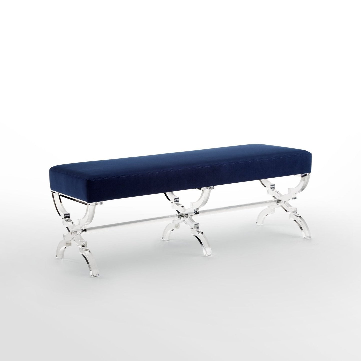 Giselle Velvet X-Leg Bench