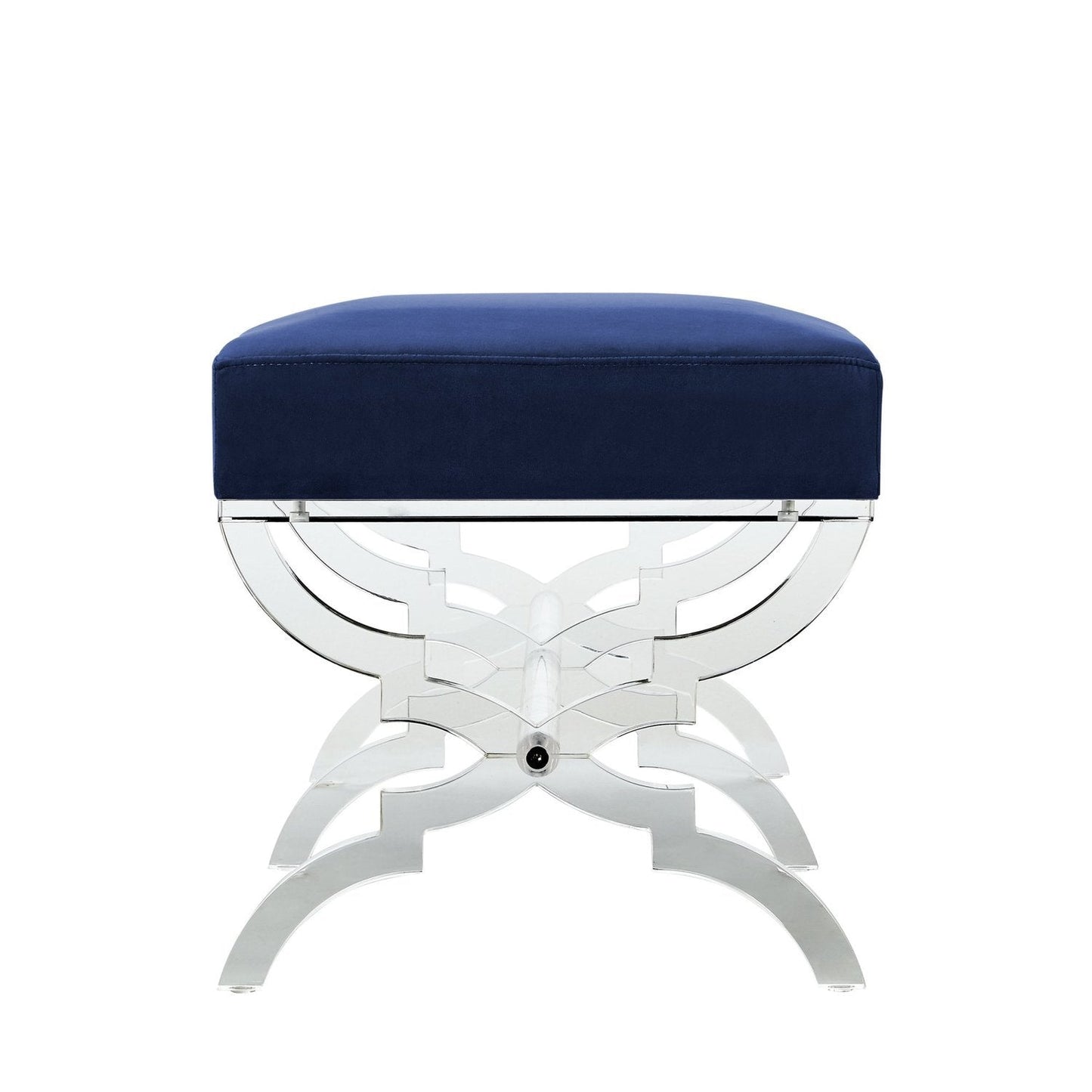 Giselle Velvet X-Leg Bench