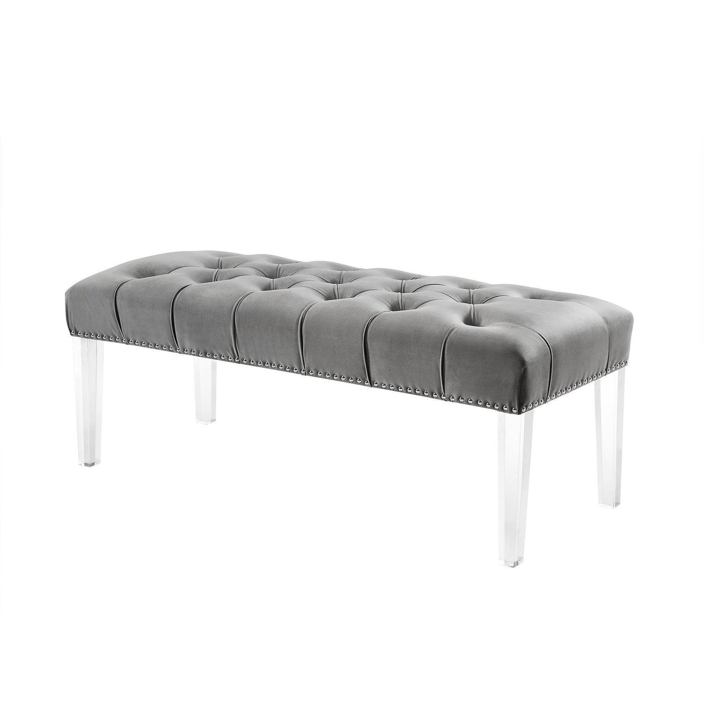 Victoria Velvet Tufted Bench