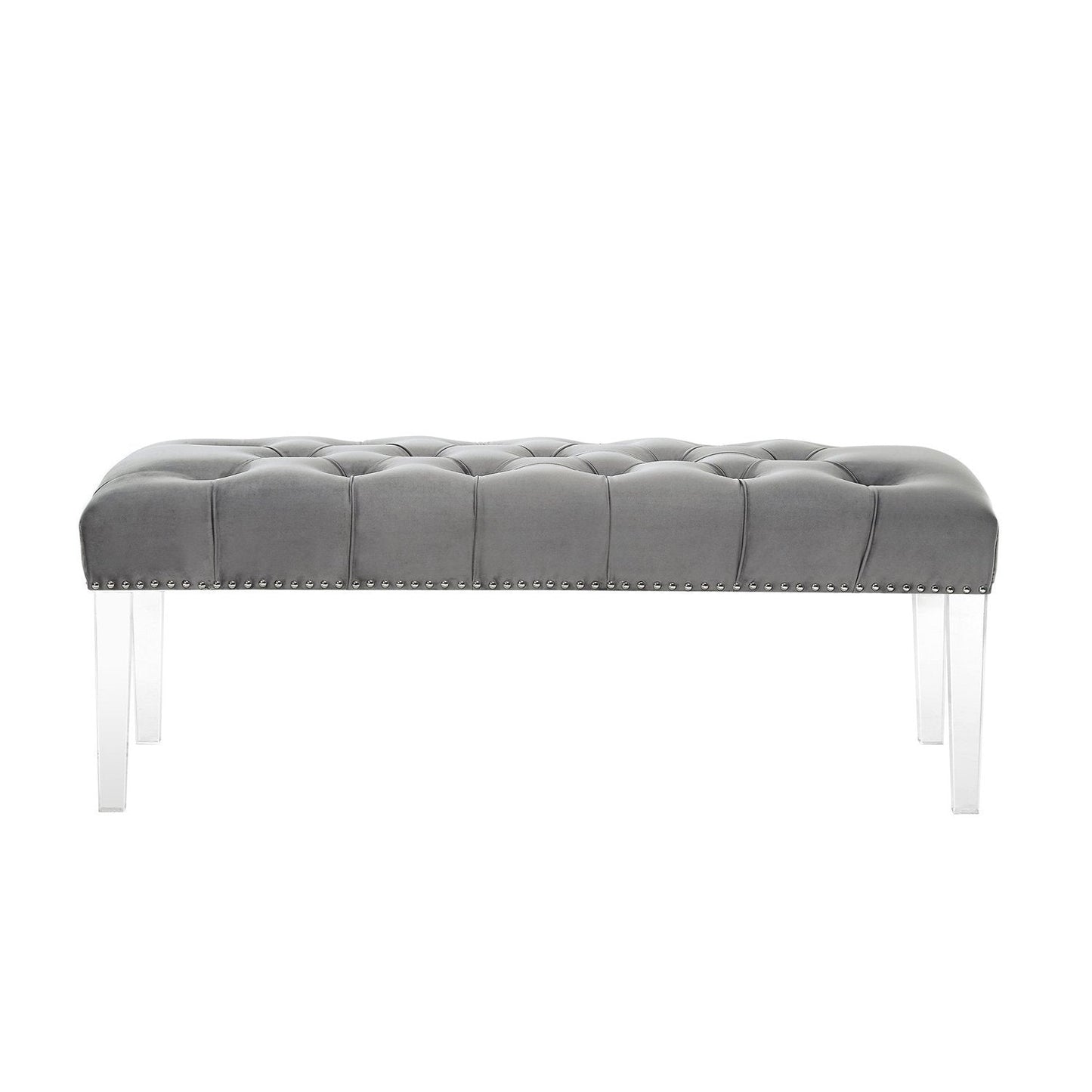 Victoria Velvet Tufted Bench