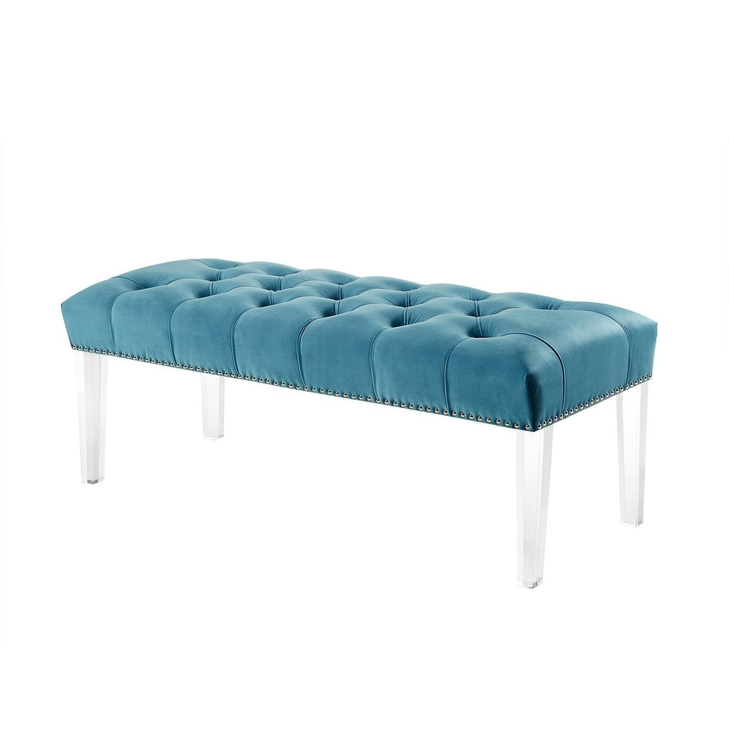 Victoria Velvet Tufted Bench