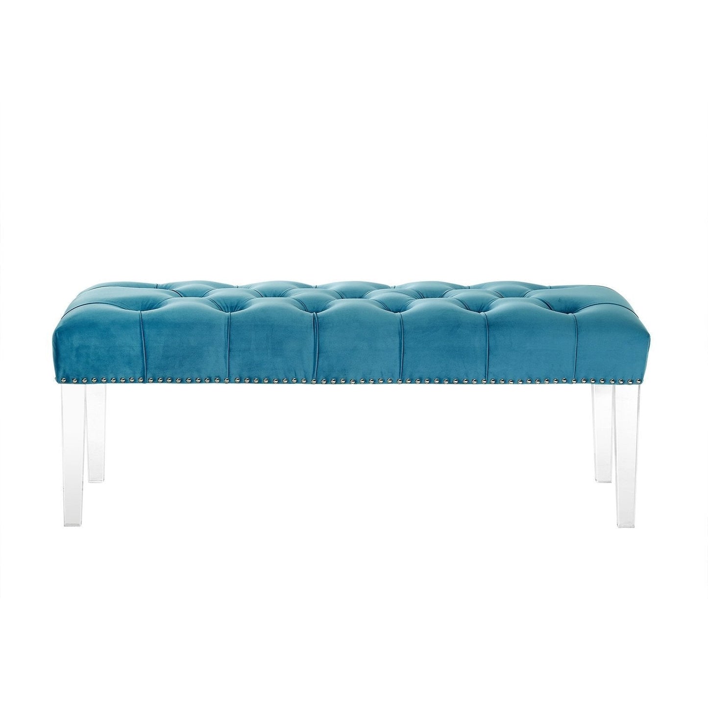 Victoria Velvet Tufted Bench