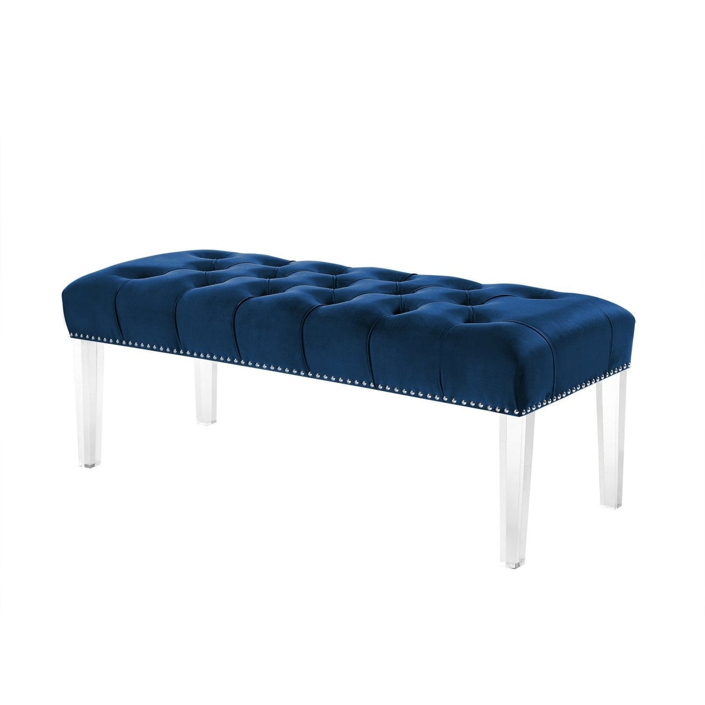 Victoria Velvet Tufted Bench