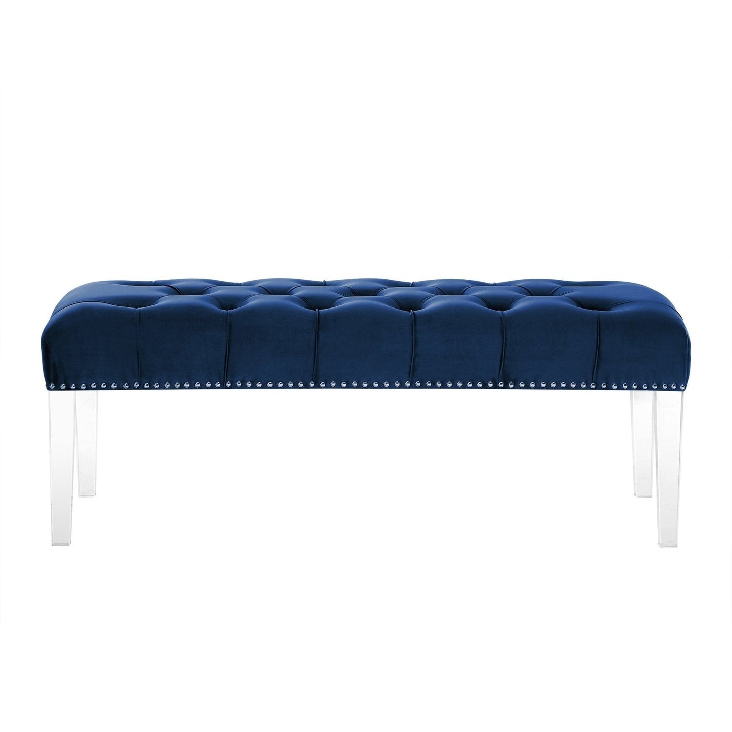 Victoria Velvet Tufted Bench