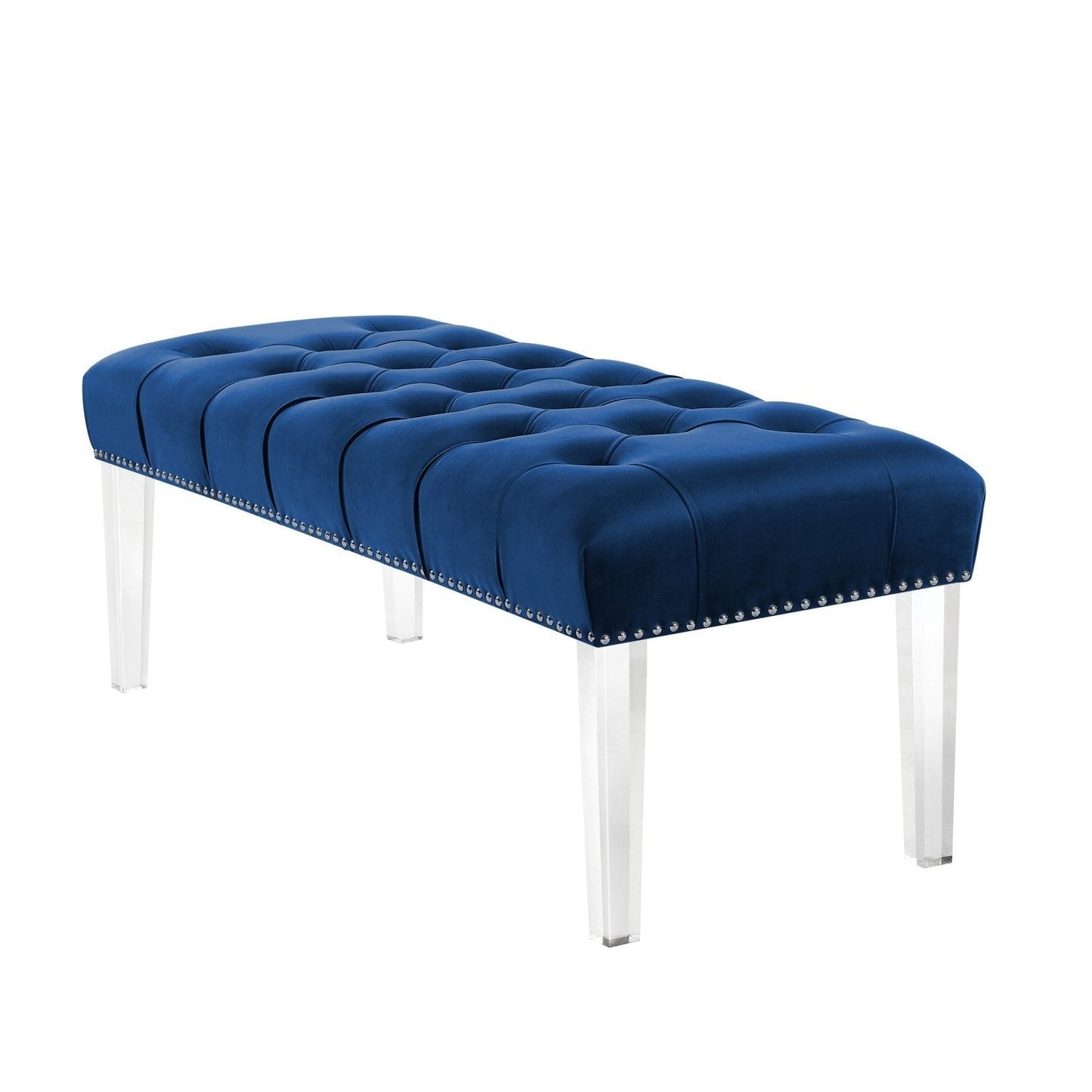 Victoria Velvet Tufted Bench