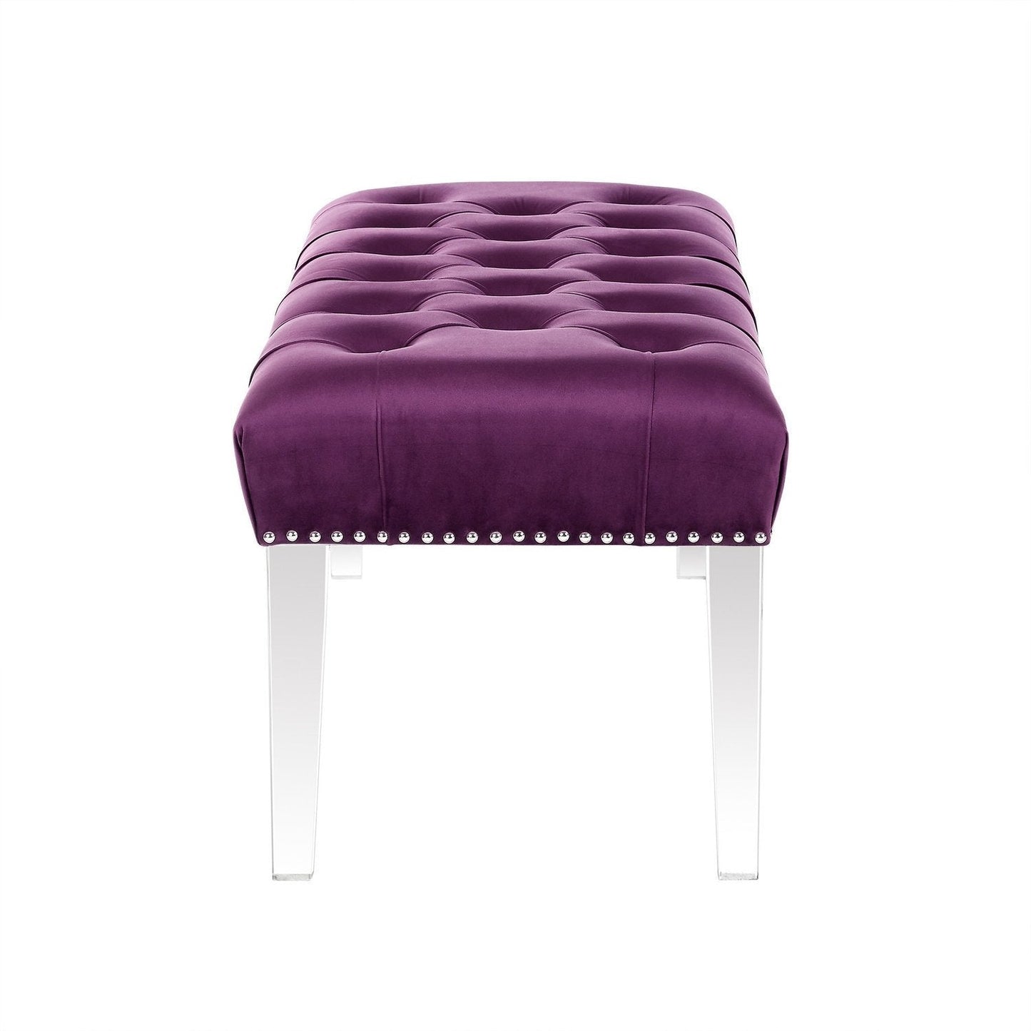 Victoria Velvet Tufted Bench