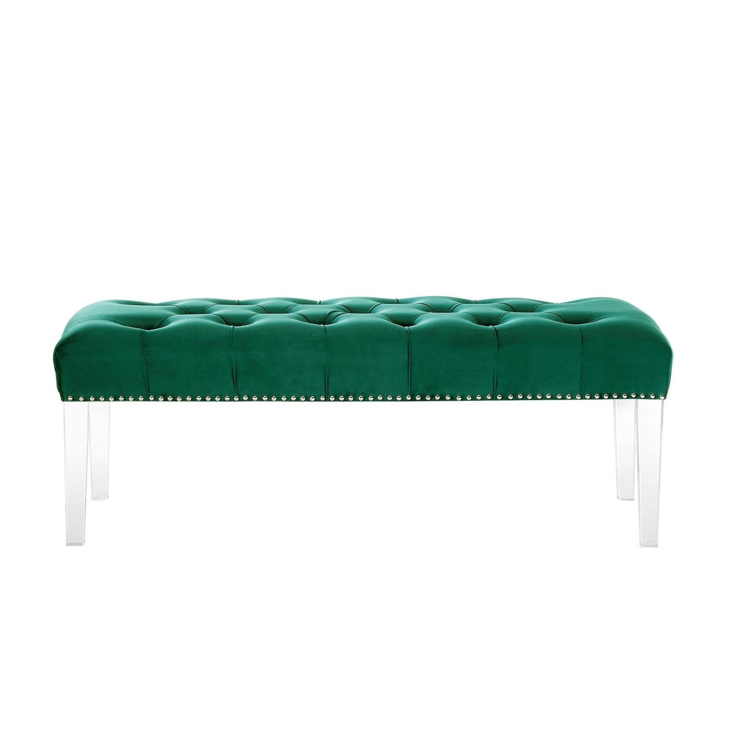 Victoria Velvet Tufted Bench