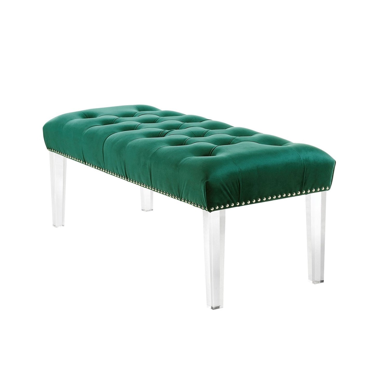 Victoria Velvet Tufted Bench