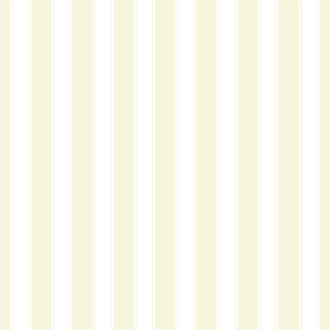 Buttercream Stripes Wallpaper