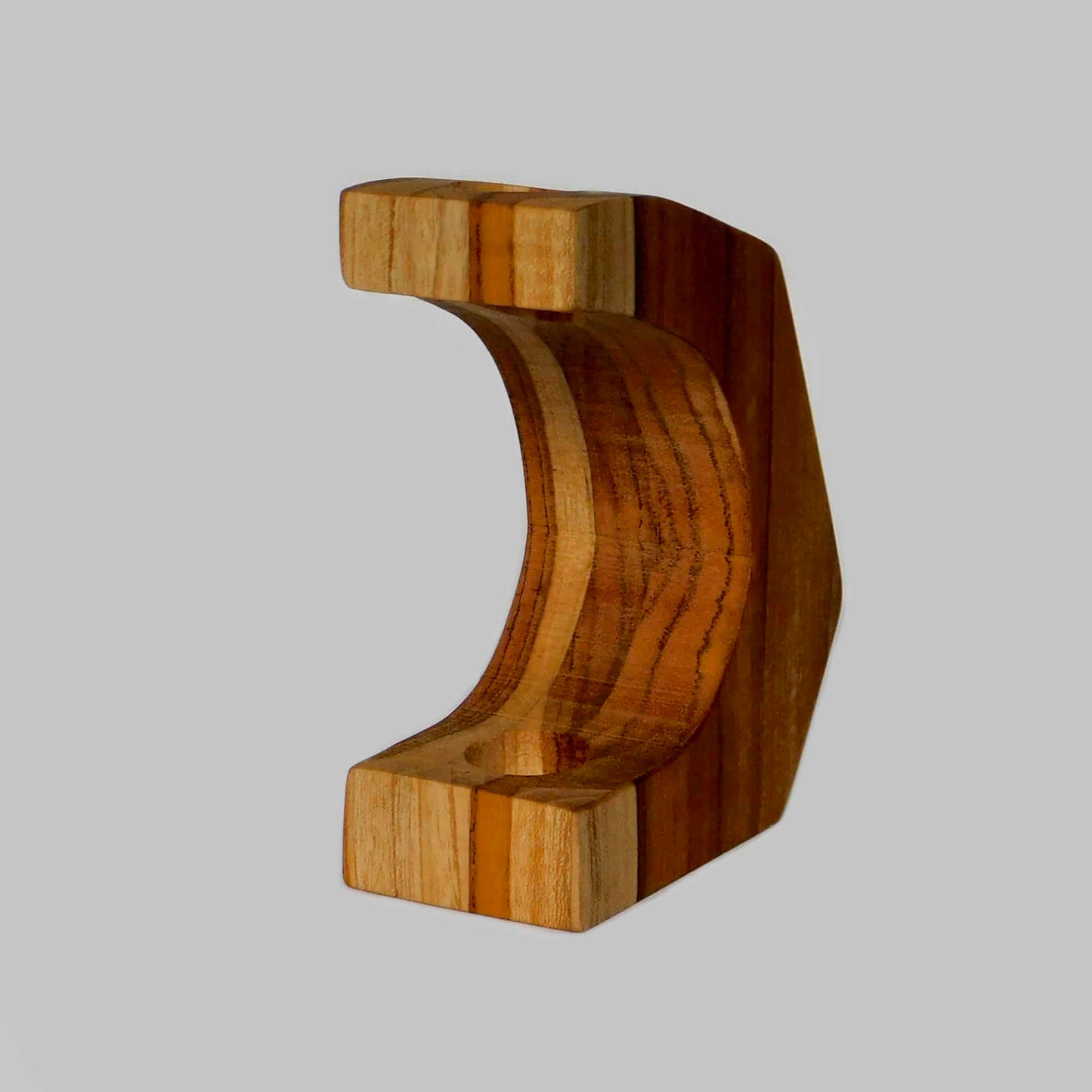 Teak Crescent Propagation Vase