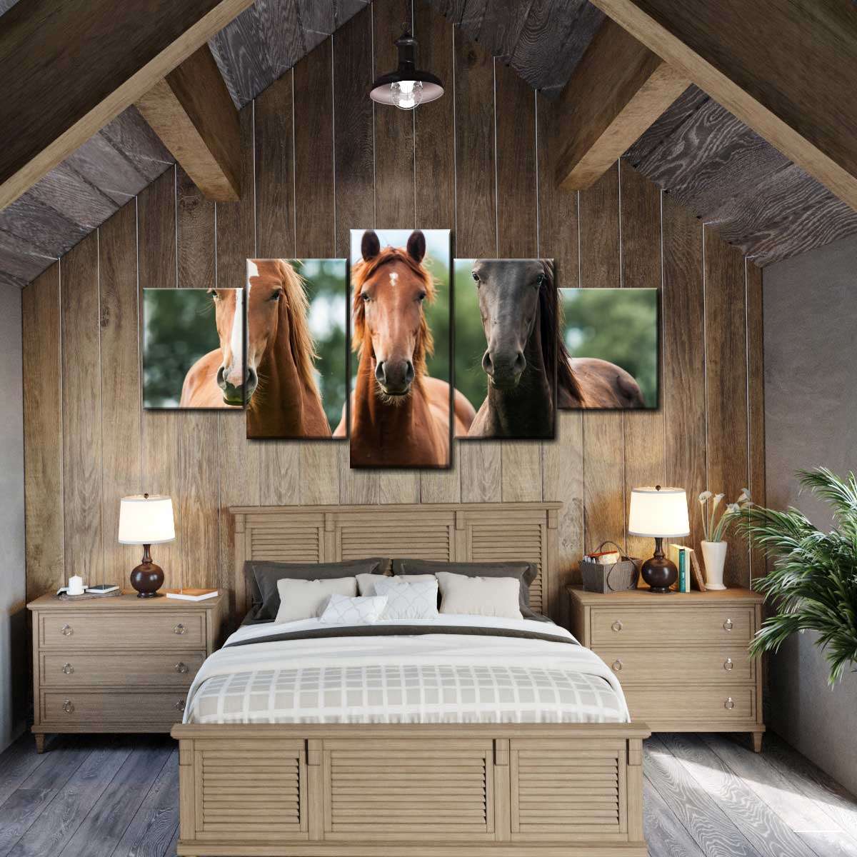 Young Horses Wall Art