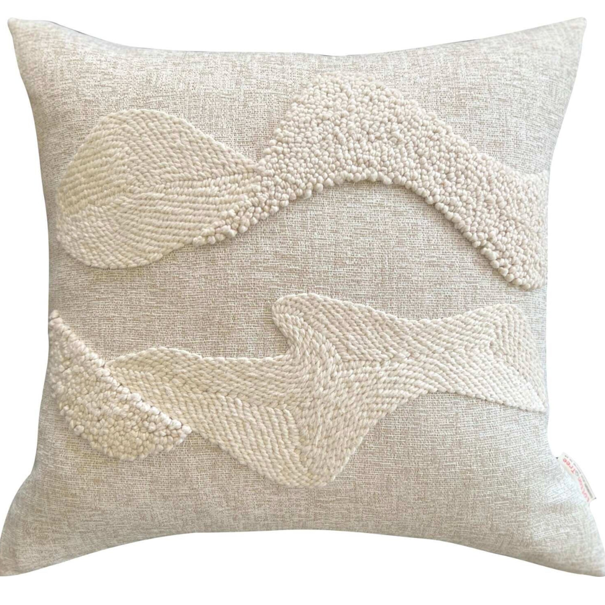 Cotton Tree Punch Needle Pillow