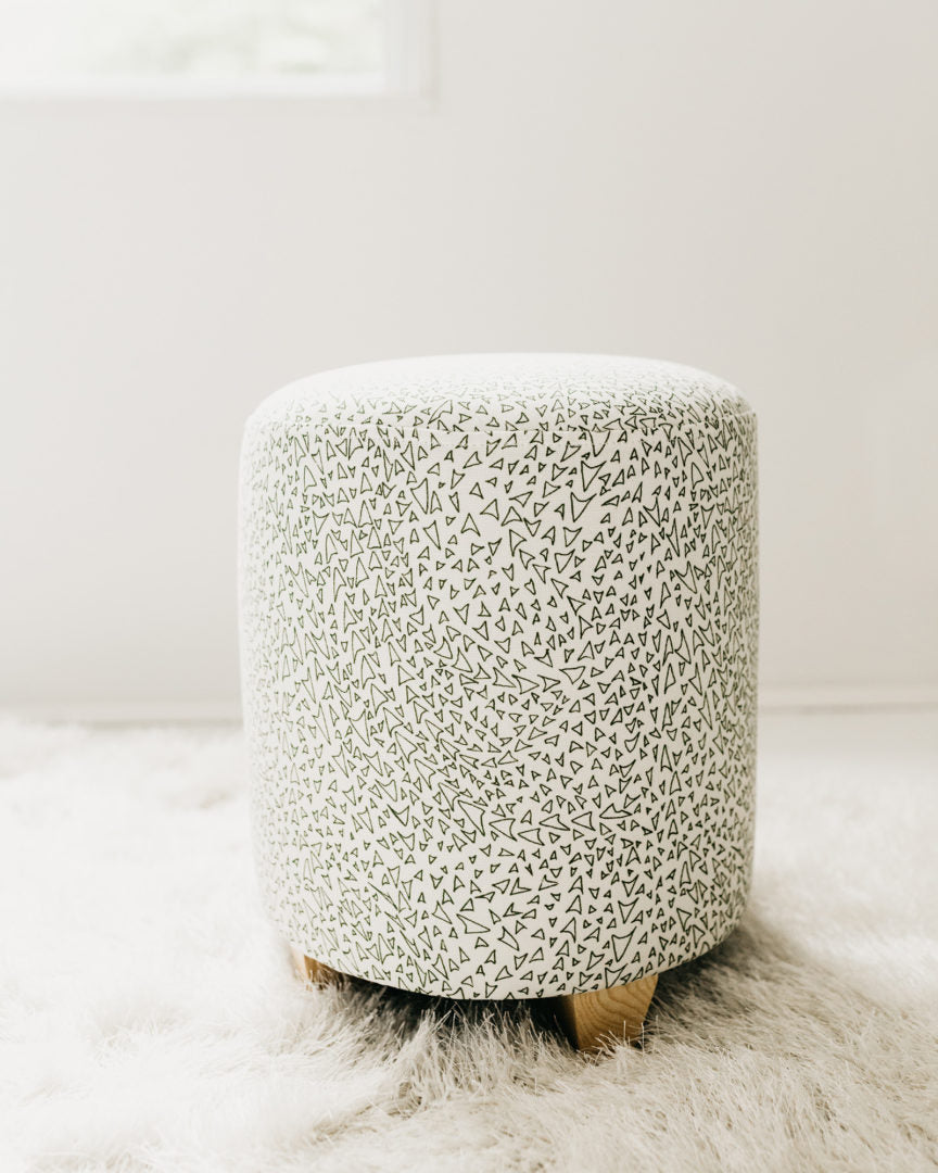 Basilone in Cereus Small Round Ottoman