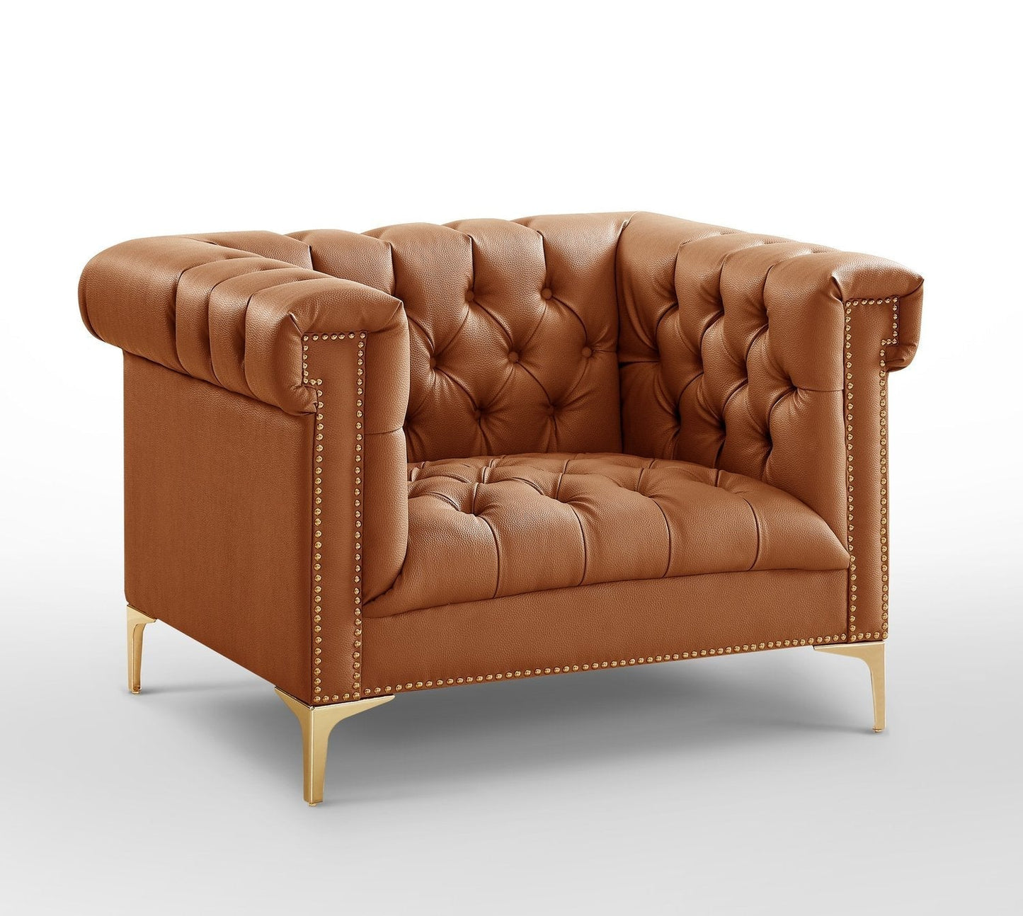 Oxford PU Leather Club Chair