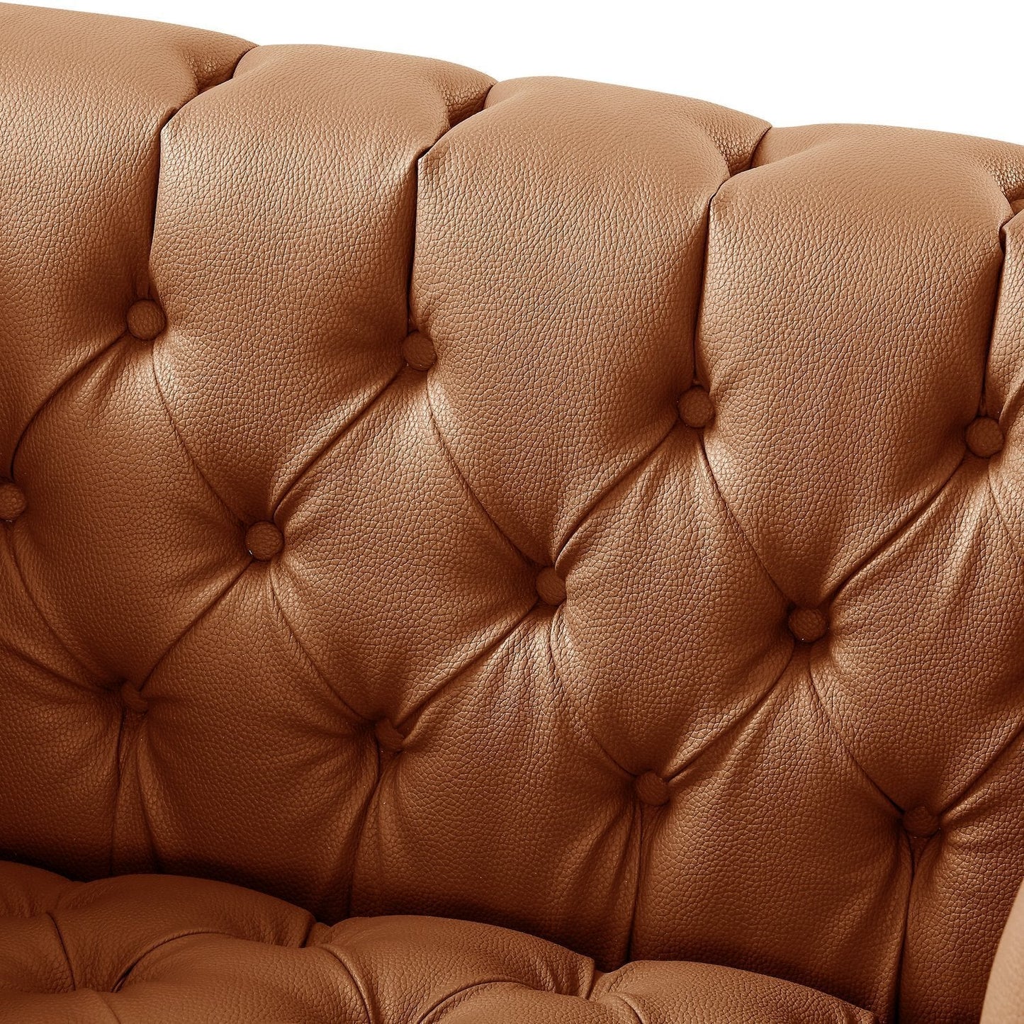 Oxford PU Leather Club Chair